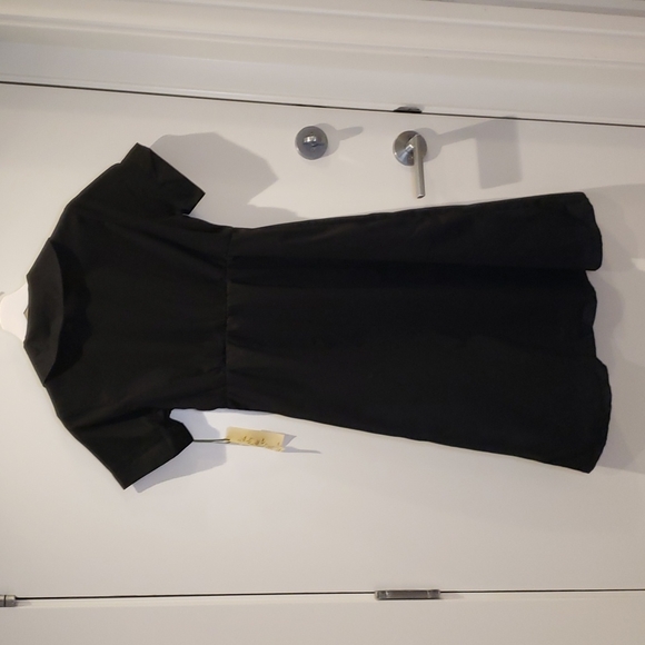 NWT Black Maternity Shirt Dress - M - Picture 7 of 9